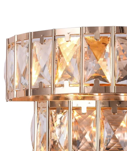 Бра AMANDA 81428/1W GOLD Natali Kovaltseva прозрачный на 2 лампы, основание золотое в стиле классический  фото 3
